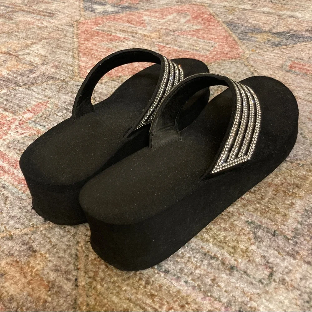 Platform Glam Flip flops - Picture 3 of 5